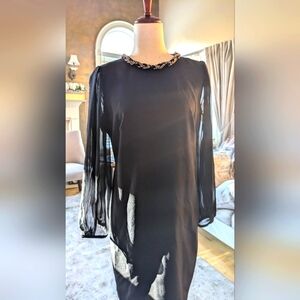 Black Dress with Sleeves